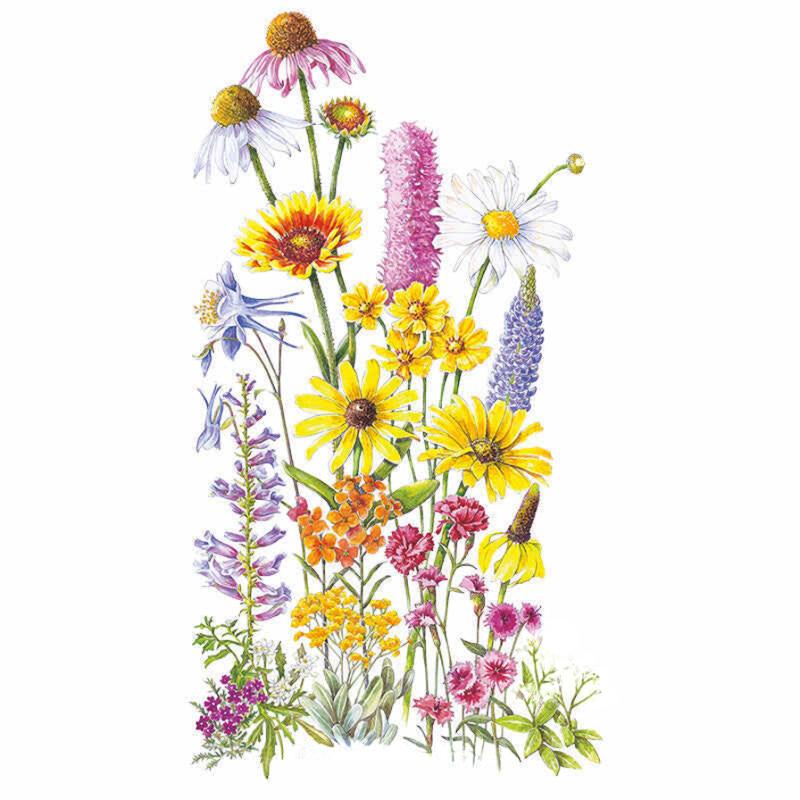 Seed packet for perennial bloom flower mix seeds