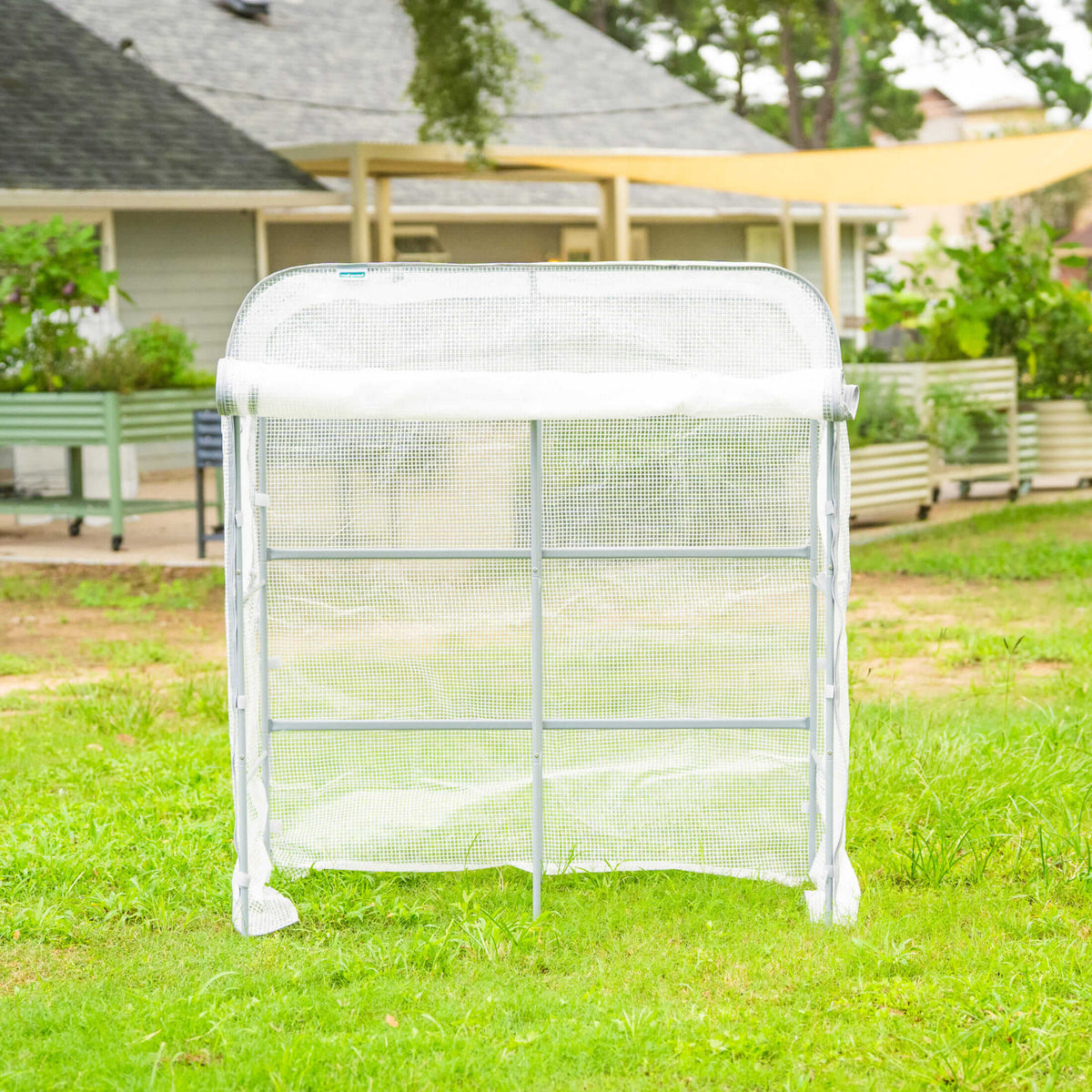 Frost Cover and Trellis for 21 x 48 Inch Planter