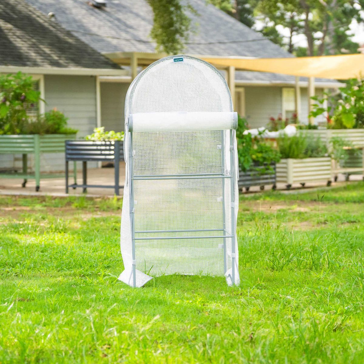 Frost Cover and Trellis for 21 x 24 Inch Planter