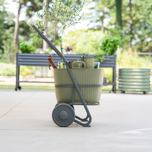Rolling Garden Utility Cart, 12 Gallons