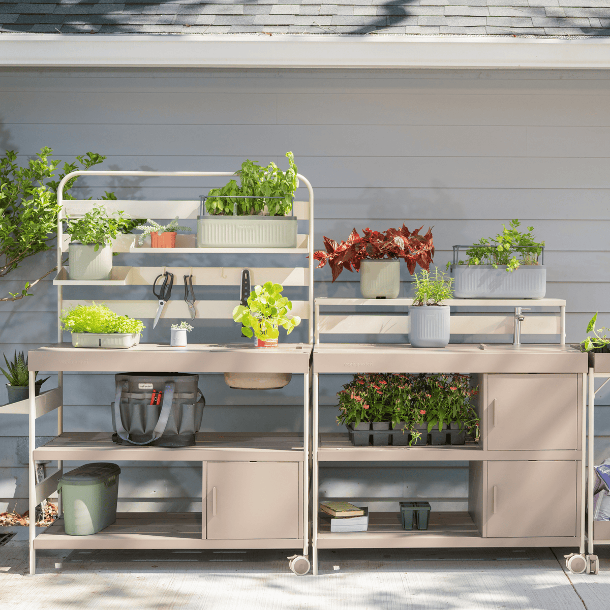 Product photo of outdoor potting bench
