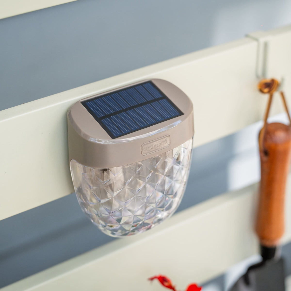 Solar Garden Light, Flat Mount