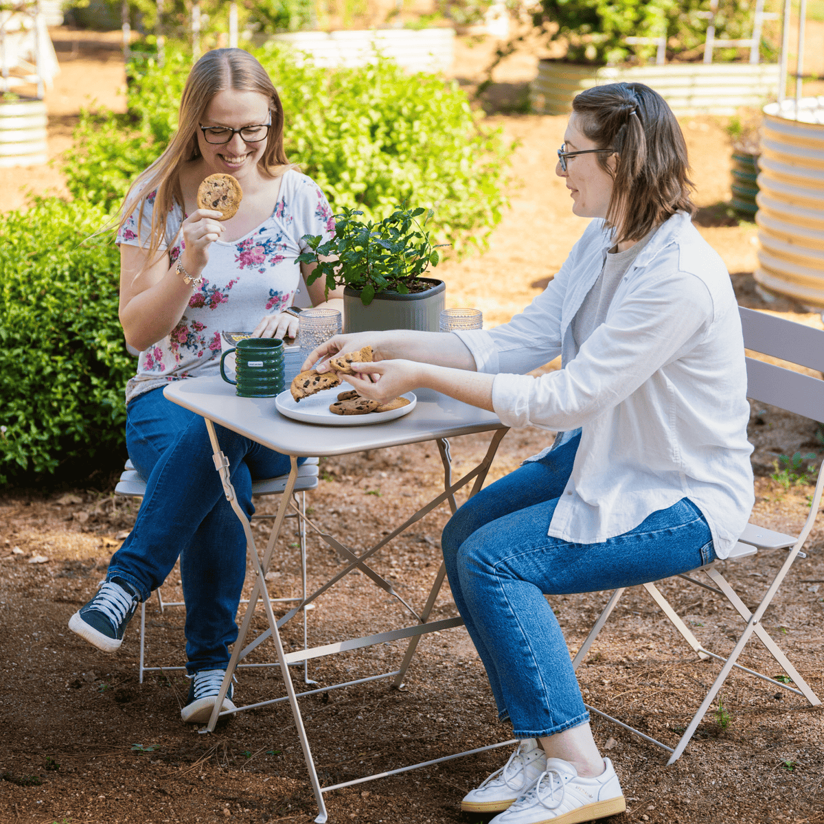 Product photo of outdoor bistro table and chairs
