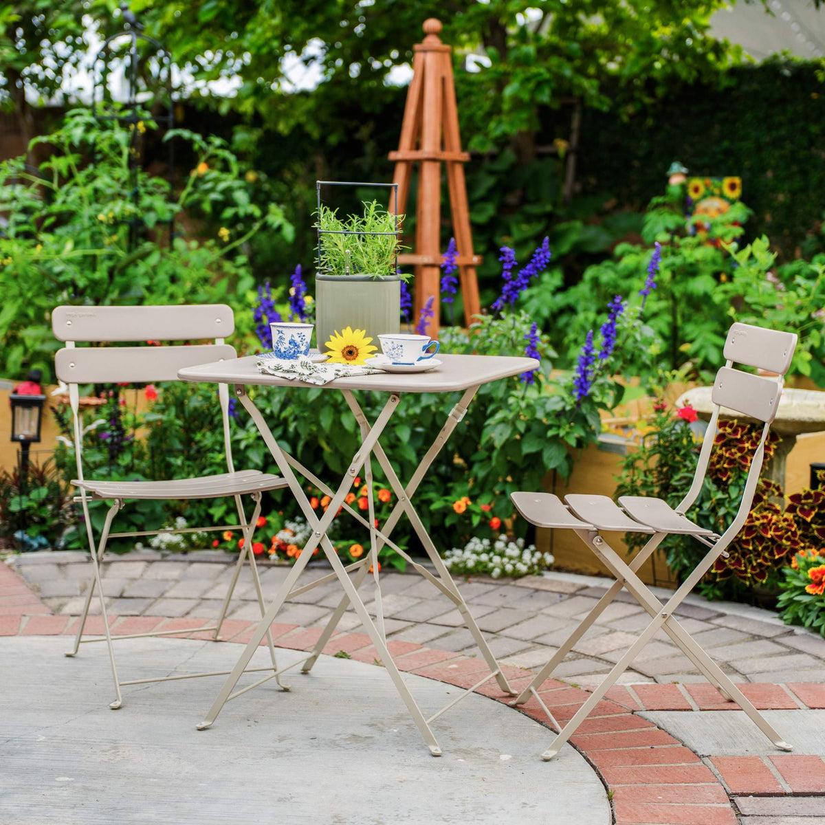 Product photo of outdoor bistro table and chairs