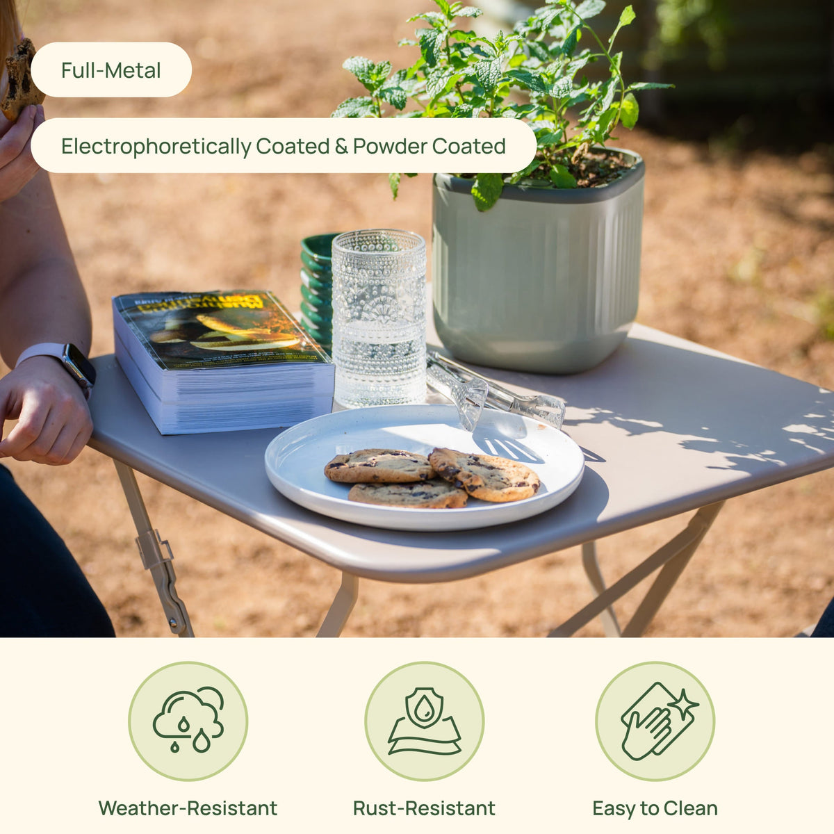 Product photo of outdoor bistro table and chairs