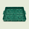Bottom Watering Tray, 10 x 10 Inches on a soft green background