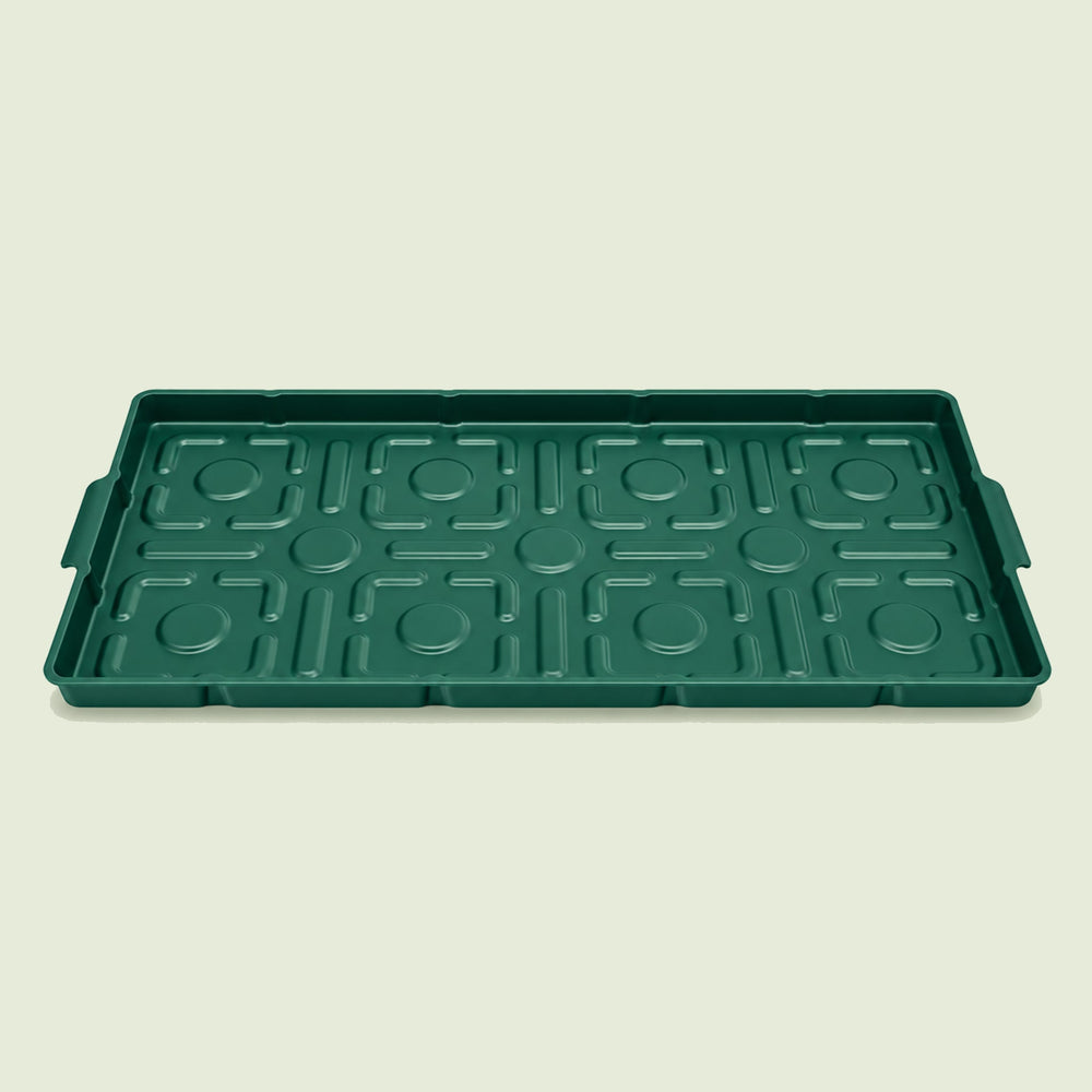 Bottom Watering Tray, 10 x 20 Inches on a soft green background