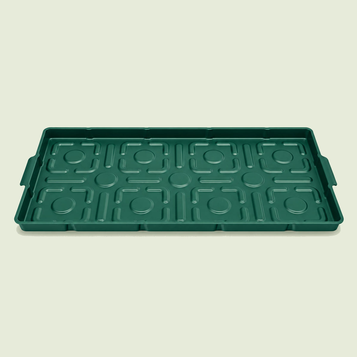 Bottom Watering Tray, 10 x 20 Inches on a soft green background