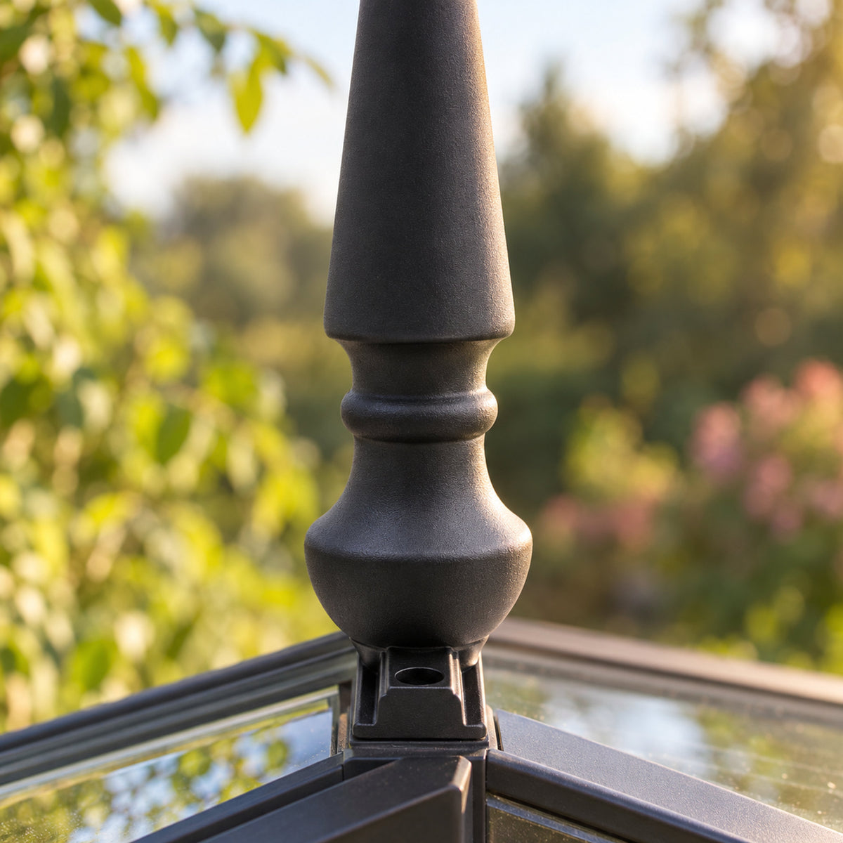 Decorative Greenhouse Finials, 2 Pack detail