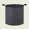 Lined Fabric Grow Bags on a soft green background