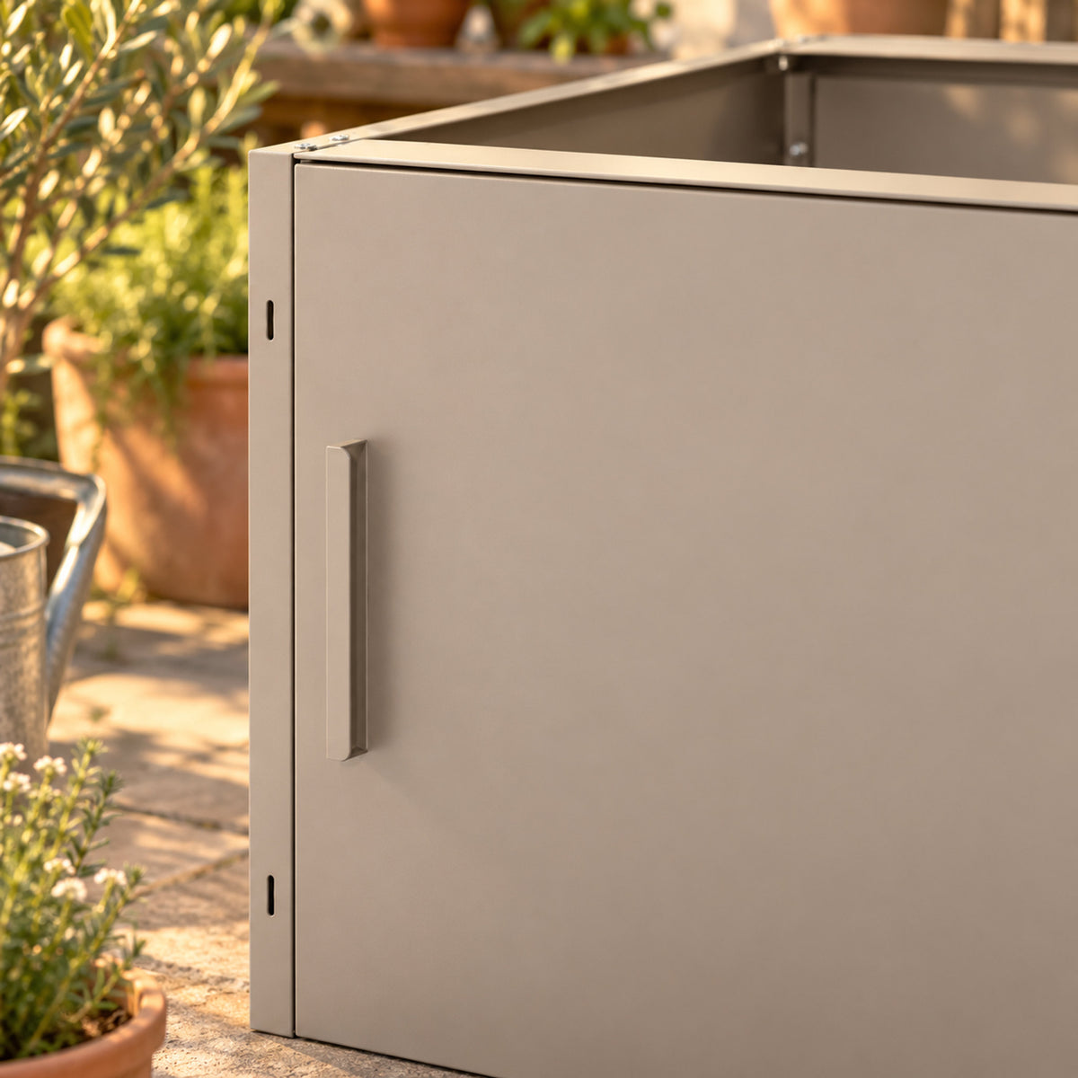 Potting Bench Storage Cabinet detail