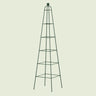 Pyramid Obelisk Garden Trellis, 7.8 Feet on a soft green background