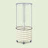 Rolling Dragon Fruit Planter With Trellis on a soft green background