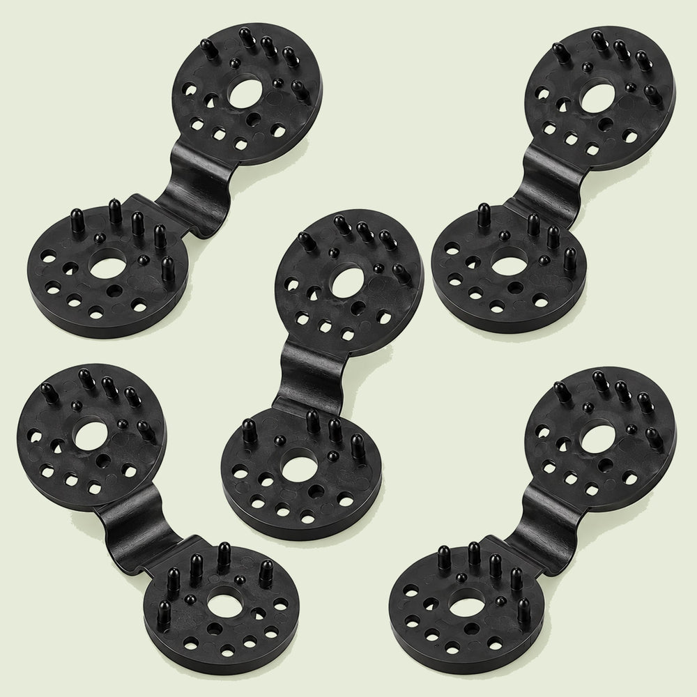 Shade Cloth Grip Clips on a soft green background