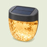 Solar Garden Light, Flat Mount on a soft green background