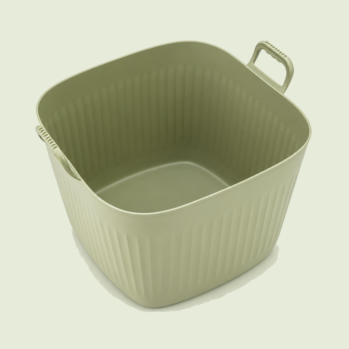 12-Gallon Garden Utility Tub on a soft green background
