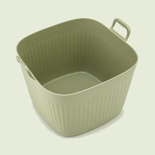 12-Gallon Garden Utility Tub on a soft green background