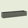 17-Inch-Tall Metal Raised Bed, 2 x 8 Feet on a soft green background