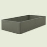 17-Inch-Tall Metal Raised Bed, 4 x 8 Feet on a soft green background