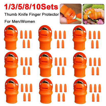 Product photo of fruit picking thumb blade set