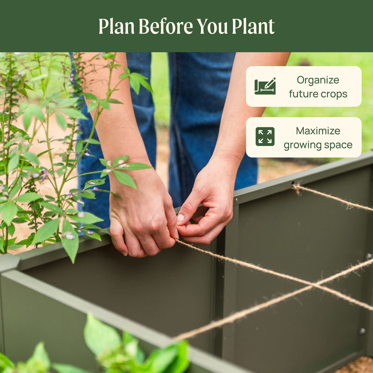 17-Inch-Tall Metal Raised Bed, 3 x 6 Feet