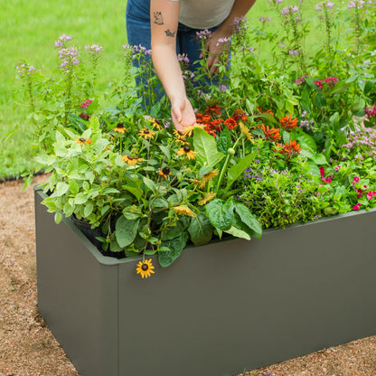 17-Inch-Tall Metal Raised Bed, 2 x 8 Feet