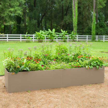 17-Inch-Tall Metal Raised Bed, 2 x 8 Feet