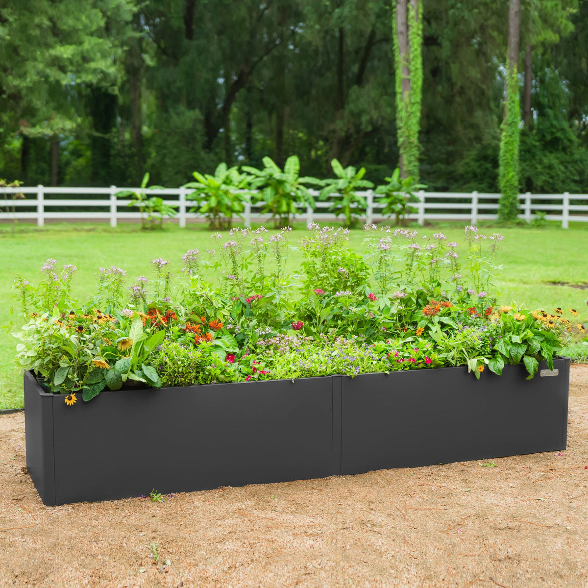 17-Inch-Tall Metal Raised Bed, 2 x 8 Feet