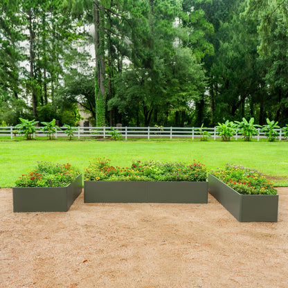 17-Inch-Tall Metal Raised Bed, 3 x 6 Feet
