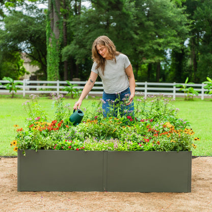 17-Inch-Tall Metal Raised Bed, 3 x 6 Feet