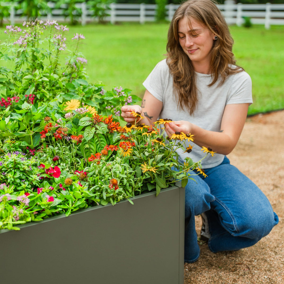 17-Inch-Tall Metal Raised Bed, 3 x 6 Feet