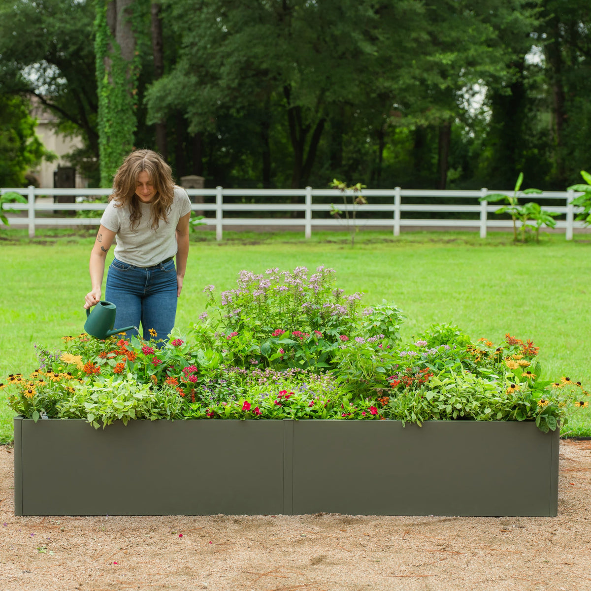 17-Inch-Tall Metal Raised Bed, 4 x 8 Feet
