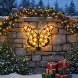 Product photo of solar butterfly wall light