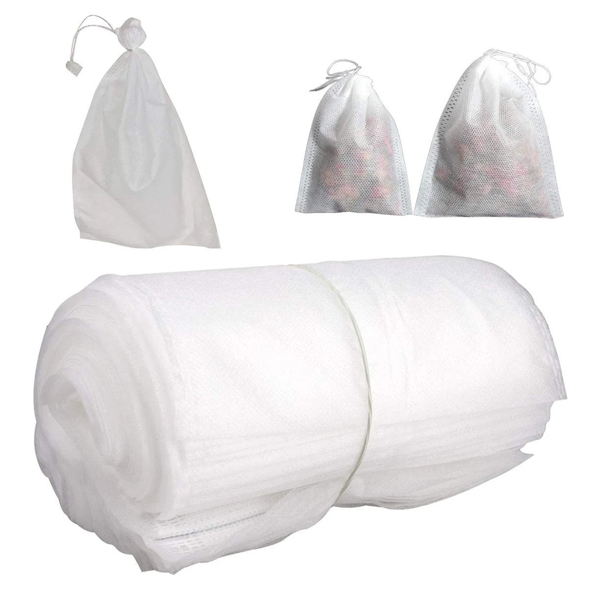 Product photo of fruit and grape protection bags