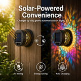 Product photo of solar mandala wall light