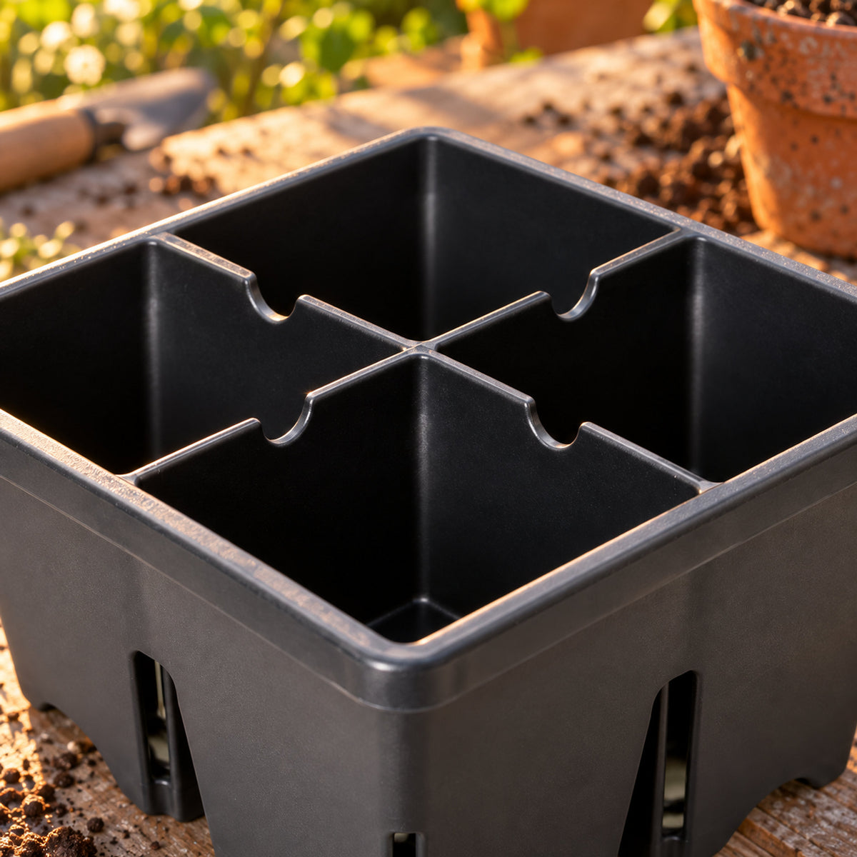 4 Cell Seed Starting Trays detail