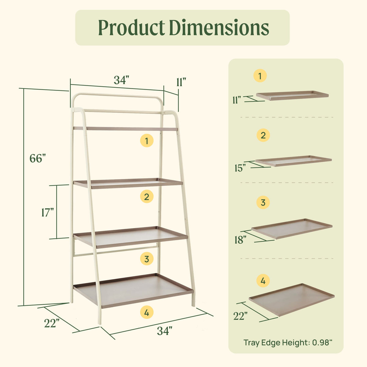 Four-Tier Plant Stand