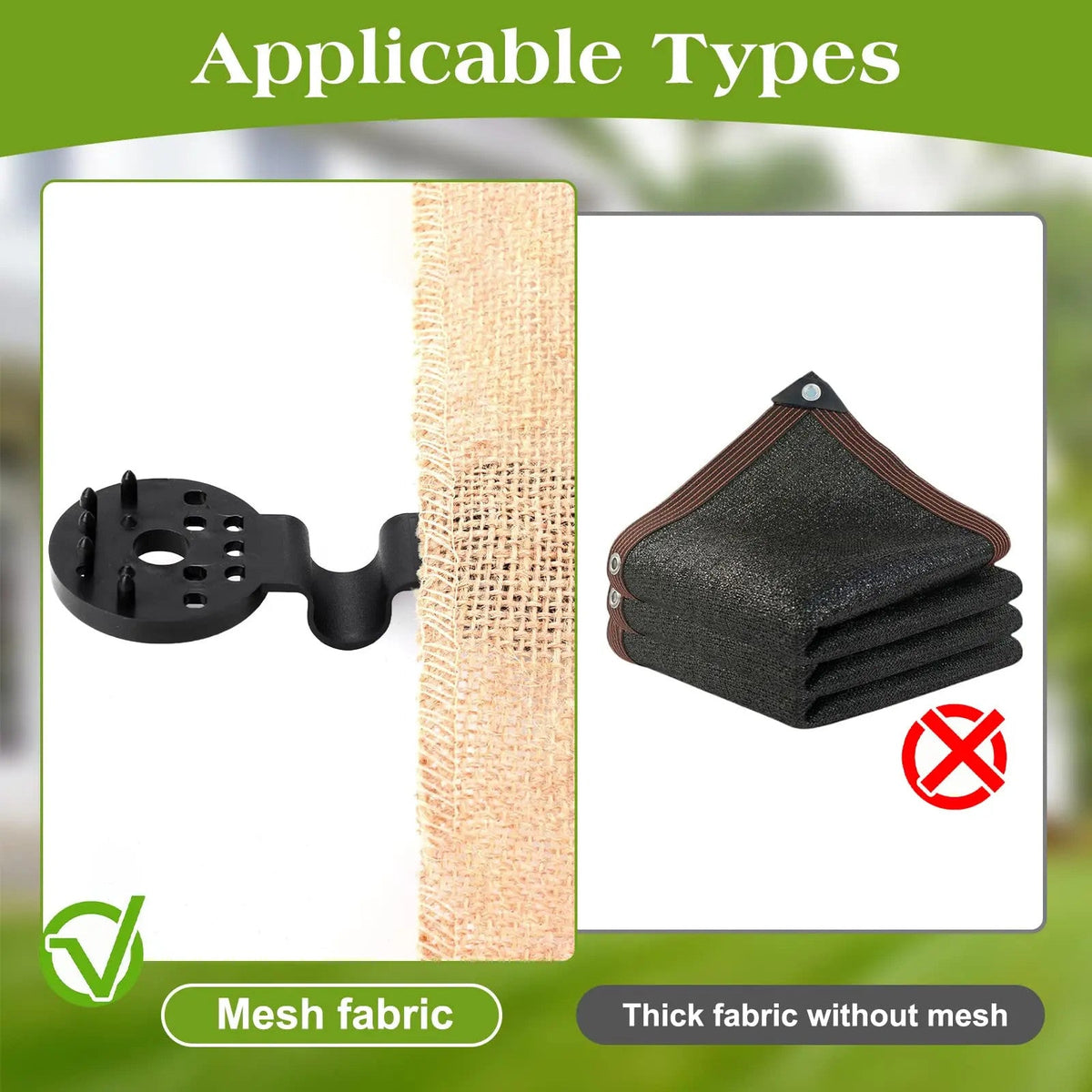Product photo of shade cloth grip clips