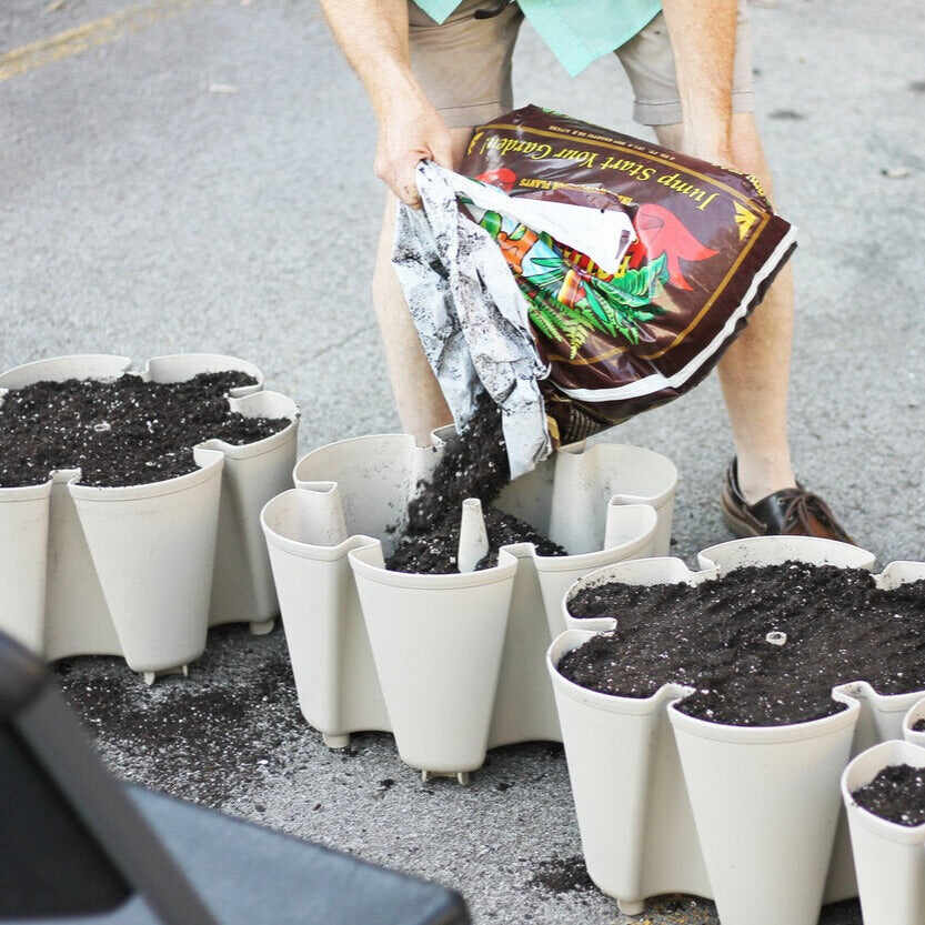 Product image of five tier vertical planter