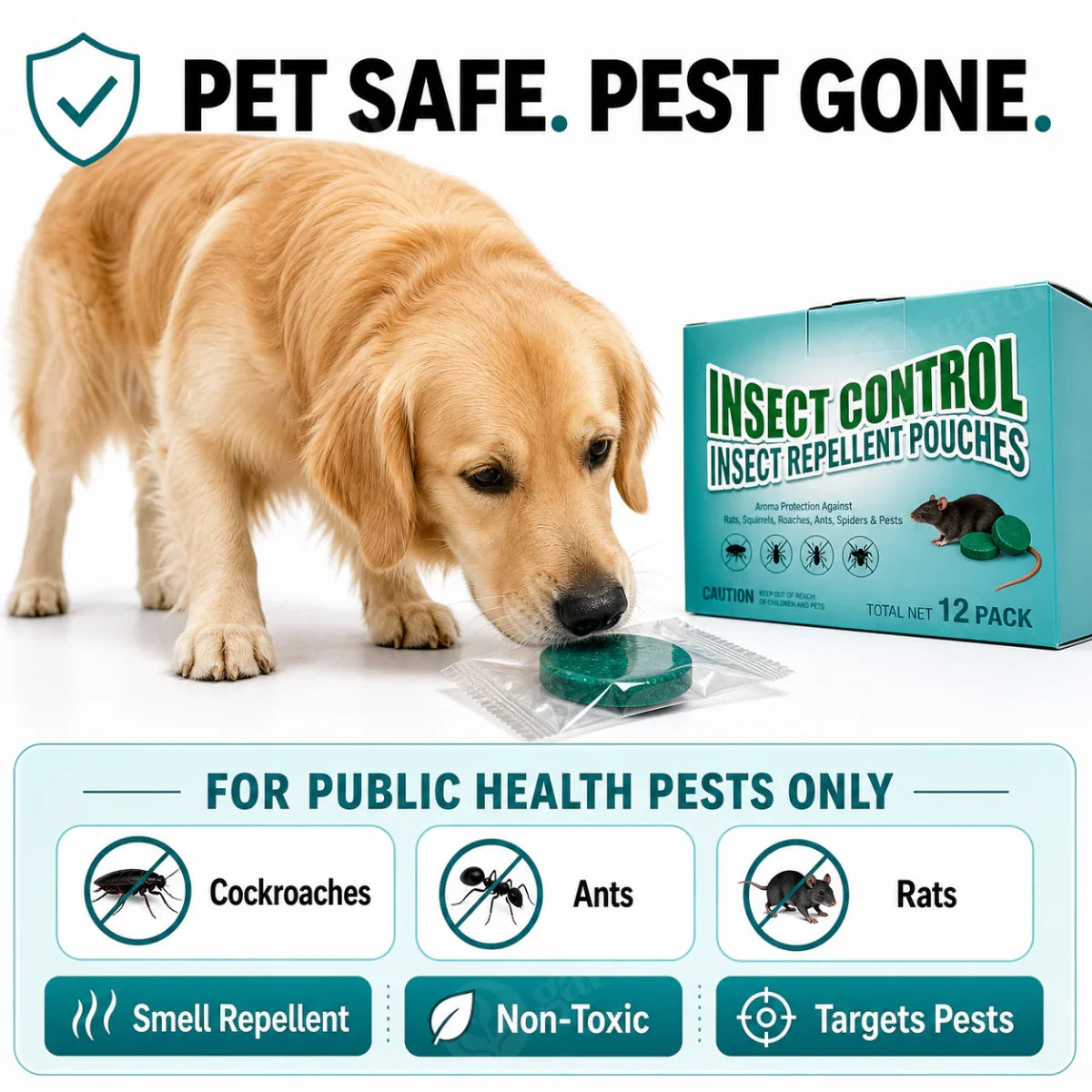 Product photo of rodent repellent packs