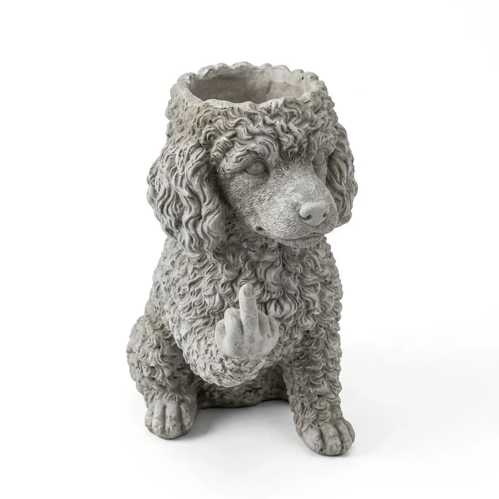 Product photo of grumpy animal planter