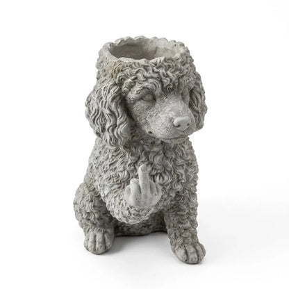 Product photo of grumpy animal planter