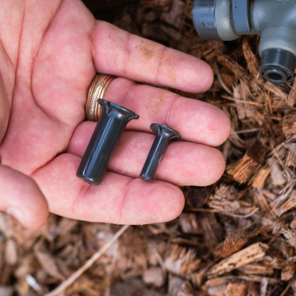 Product photo of tee plugs for irrigation lines