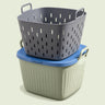 8-Gallon Garden Tub, Strainer and Lid Kit on a soft green background