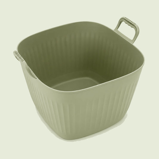 8-Gallon Garden Utility Tub on a soft green background