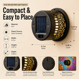 Product photo of solar mandala wall light