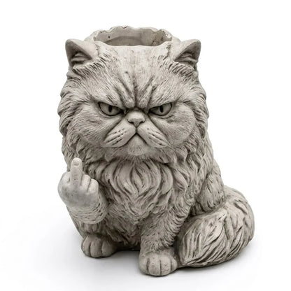 Product photo of grumpy animal planter