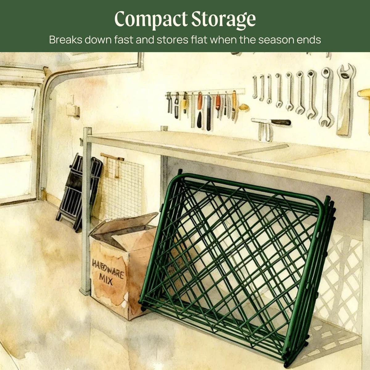 Standard Adjustable A-Frame Trellis