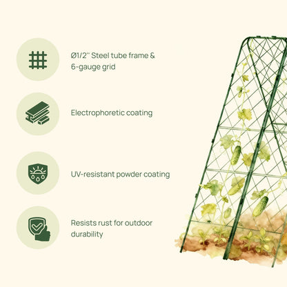 Standard Adjustable A-Frame Trellis