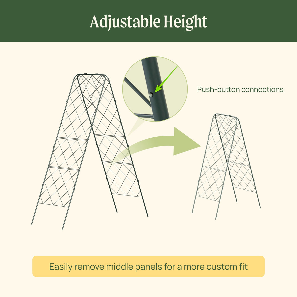 Standard Adjustable A-Frame Trellis